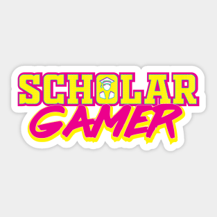 Scholar Gamer Sticker